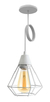 Imagen de Colgante Jaula Diamante Deco 1 Luz Con Lampara Led Vintage