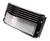 Aplique Exterior Tortuga Felix 3 Aluminio Blanco Negro