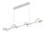 Lampara Colgante Pope Deco Blanco 38w Calido Dimerizable