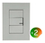 Pack X 2 Llave Luz Armada 1 Punto Unipolar 16ax Quantum Geo - comprar online