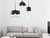 Imagen de Lampara Colgante Vidrio Deco Diseno Gurion Negro P/ Led E27