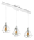 Colgante Jaula Diamante Deco 3 Luces Base Lineal E27 Led