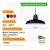 Lampara Colgante Techo Campana 26 Cm Deco Living Bell02 - tienda online