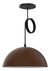 Imagen de Pack X2 Lampara Colgante Semi Esfera 30cm Techo 1 Luz Bell08