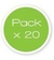 Pack 20 Lampara Dicroica Led Candil 7w 30/100 Dimerizable - Tienda Objetos