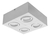 Imagen de Plafon Moderno Cuadrado Dicroico 4 Luces Lamparas Led Gu10