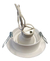 Imagen de Pack X 10 Spot Embutir Redondo Blanco Pvc Led 6w 7w Gu10 Dim
