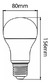 Lampara Led Foco Bulbo Led 20w = 150w Alta Potencia A80 - comprar online