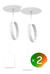Pack X 2 Lampara Colgante 1 Luz Bulbo Led E27 Techo Bell05 en internet