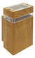 Aplique Unidireccional Walnut Texturado Una Luz Exterior