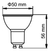 Pack X10 Lampara Led Dicro 5w Profesional 15° Candil - tienda online