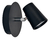 Plafon Aplique 1 Luz Negro Pared Techo Sonata Candil
