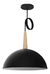 Imagen de Pack X 2 Lampara Colgante Bell03 Media Esfera Madera E27 Led