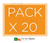 Pack x 20 Spot Led Embutir PVC 220 Lampara Dicroica 7w Completa en internet