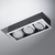 Embutido Ar111 Aluminio Mila 3 Luces Cardanico Gu10 Blanco - comprar online