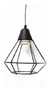 Colgante Jaula Diamante Deco 3 Luces Base Lineal E27 Led - tienda online