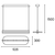 Imagen de Lampara Colgante Moderno Ramla Led 56w