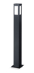 Farola De Piso Garden 100 Cm De Hierro Exterior E27 Led