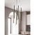 Lampara Colgante Denver 9 Luces Led 75w Moderno Deco - comprar online