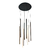 Lampara Colgante Denver 9 Luces Led 75w Moderno Deco