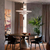 Lampara Colgante Led 21w Elowen 68cm Dise¤o Deco Luz Calida - comprar online