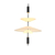 Lampara Colgante Led 21w Elowen 68cm Dise¤o Deco Luz Calida