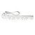 Alargue Zapatilla Prolongador 5 Tomas 10a 3mts Blanco