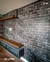 Vinil Adesivo Decor Tijolo Preto 1,22M