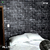 Vinil Adesivo Decor Tijolo Preto 1,22M na internet