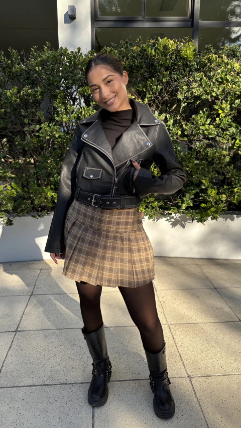 Pollera tartan