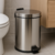 Kit Lixeira Inox 3L com Pedal + Escova Limpeza Inox Banheiro na internet