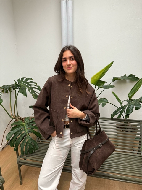 CHAQUETA OWEN MARRON - comprar online