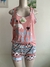 422460 - Short Doll Pinguim Pixelado Valeal – Algodão Macio | Conforto e Estilo Gamer para Suas Noites - comprar online