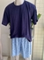 Pijama Masculino PJ751: Conforto e Estilo em Azul Escuro