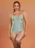 8467 - Maiô com Alças de Pedrarias e Metais – Lycra Beach Cristal