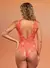 8457 - Maiô Elegante com Vazado Frontal e Detalhes em Rolete – Tecido Viscaya Estampado - IMPACTO
