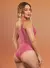 8464 - Maiô Elegante com Vazado Frontal e Alças Reguláveis - comprar online