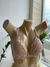 Sutiã Todo no Renda com Bojo Bege - Elegância e Conforto para o Seu Dia a Dia!
