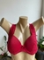SUTIÃ VERMELHO E PRETO COM ALÇA DE SUSTENTAÇÃO - comprar online