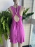 Vestido Lilás Calor da Pele – Com Abertura nas Costas | Tecido Leve e Sensualidade Suave - comprar online