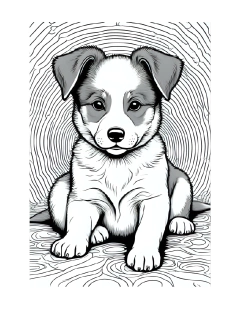Libro para Colorear dibujos de Border collie 65 diseños -Tomo 2 - Arte Terapia - tienda online
