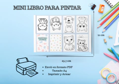 MINI LIBRO armable 8 modelos Gatitos Tiernos Digital - Dale Taza