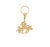 Chaveiro Cavalo & Potro Gold - comprar online