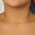 Choker Coração Vazado