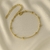 Tornozeleira Bolinha Gold - comprar online
