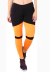 Calça com Detalhes Amarelo Legging Fitness Preto - Estilo Vibrante e Performance Incomparável na internet