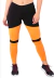 Calça com Detalhes Amarelo Legging Fitness Preto - Estilo Vibrante e Performance Incomparável - GraziaPerfetta