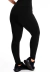 Calça Legging Lisa com Detalhe no Cós Preto Grazia Perfetta - Conforto, Estilo e Sustentação no Seu Dia a Dia - comprar online