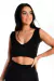 Cropped Preto Detalhe Busto: Sofisticação e Exclusividade para Seu Estilo - Só na Grazia Perfetta!