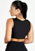 Cropped Fitness Longo Preto com Rosê: Estilo, Conforto e Exclusividade - Só na Grazia Perfetta! na internet